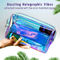 F Color 2 Pack Clear PVC Make Up Holographic Make Up Bag