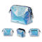 کیف لوازم آرایشی چرمی هولوگرافی قابل حمل Zippered PU