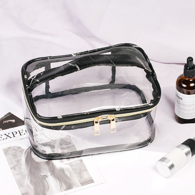 کیف شستشوی لوازم آرایشی و بهداشتی قابل حمل سفر شفاف بزرگ