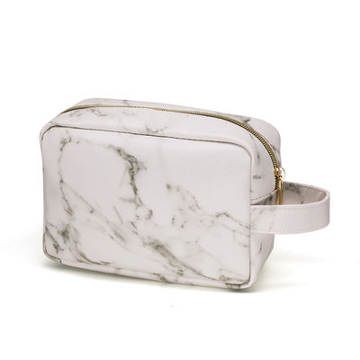 سازمان دهنده کیف لوازم آرایشی مسافرتی زنان Marble PU Leather