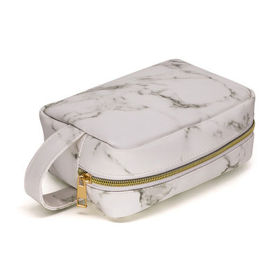 سازمان دهنده کیف لوازم آرایشی مسافرتی زنان Marble PU Leather